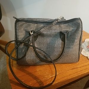 Vintage Convertible Houndstooth Purse